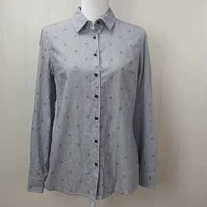 Tommy Hilfiger Striped Sailboat Button Down Shirt